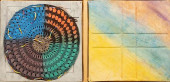 ALAN SHIELDS MIXED MEDIA DIPTY