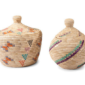 Alaska Native Lidded Baskets Mary