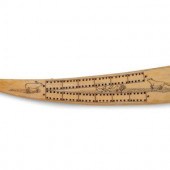Alaska Native Scrimshawed Crib