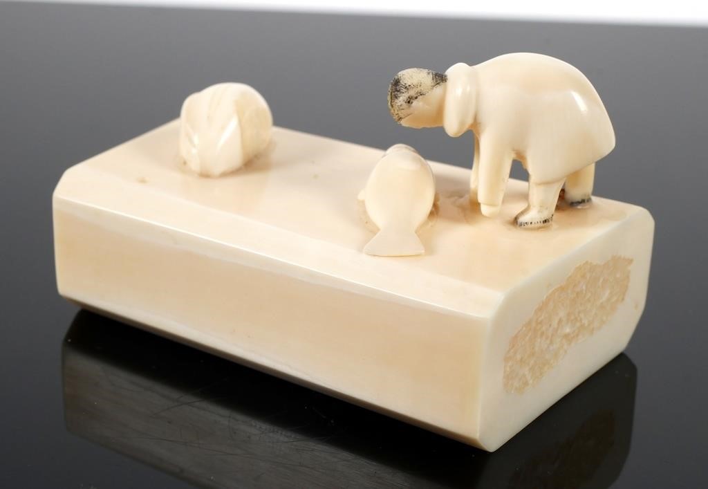 ALASKAN ESKIMO AND SEAL IVORY