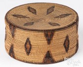 ALASKAN INUIT WOVEN LIDDED BAS