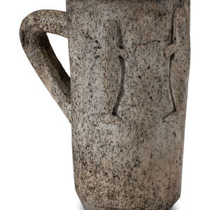 Alaskan Native Carved Whalebone Cup