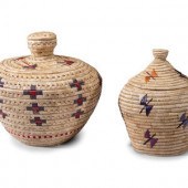 Alaskan Native Polychrome Bask
