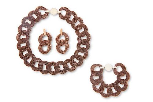 ALASTAIR CRAWFORD SHAGREEN & SILVER
