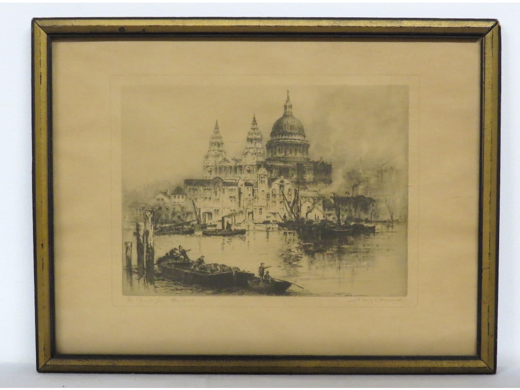 ALBANY E. HOWARTH ETCHING ST. PAULS