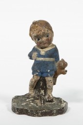 ALBANY FOUNDRY BOY WITH TEDDY