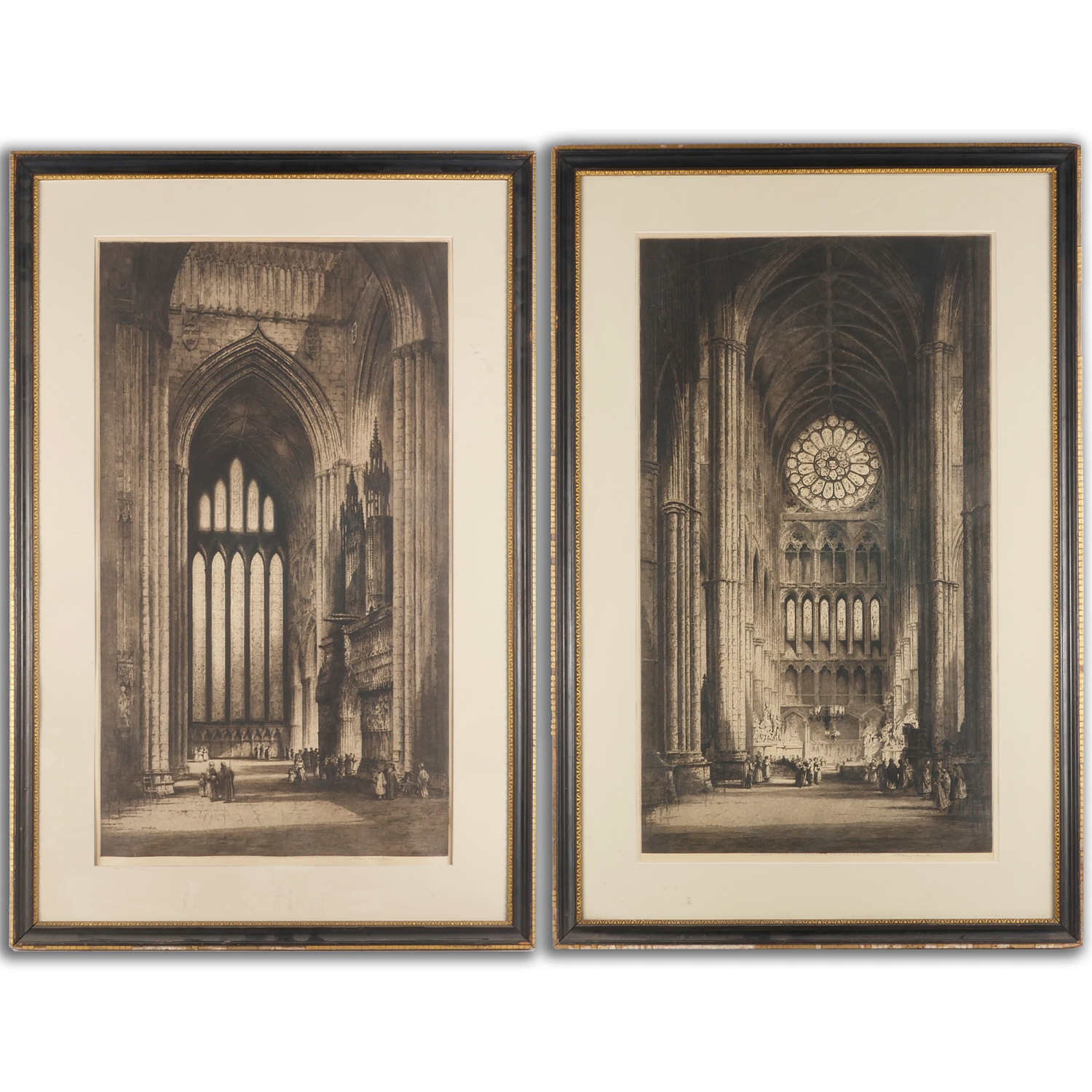 ALBANY HOWARTH, PAIR OF ETCHINGS