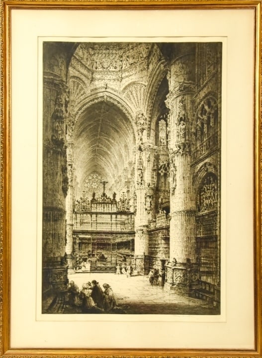 ALBANY HOWARTH SIGNED ETCHING