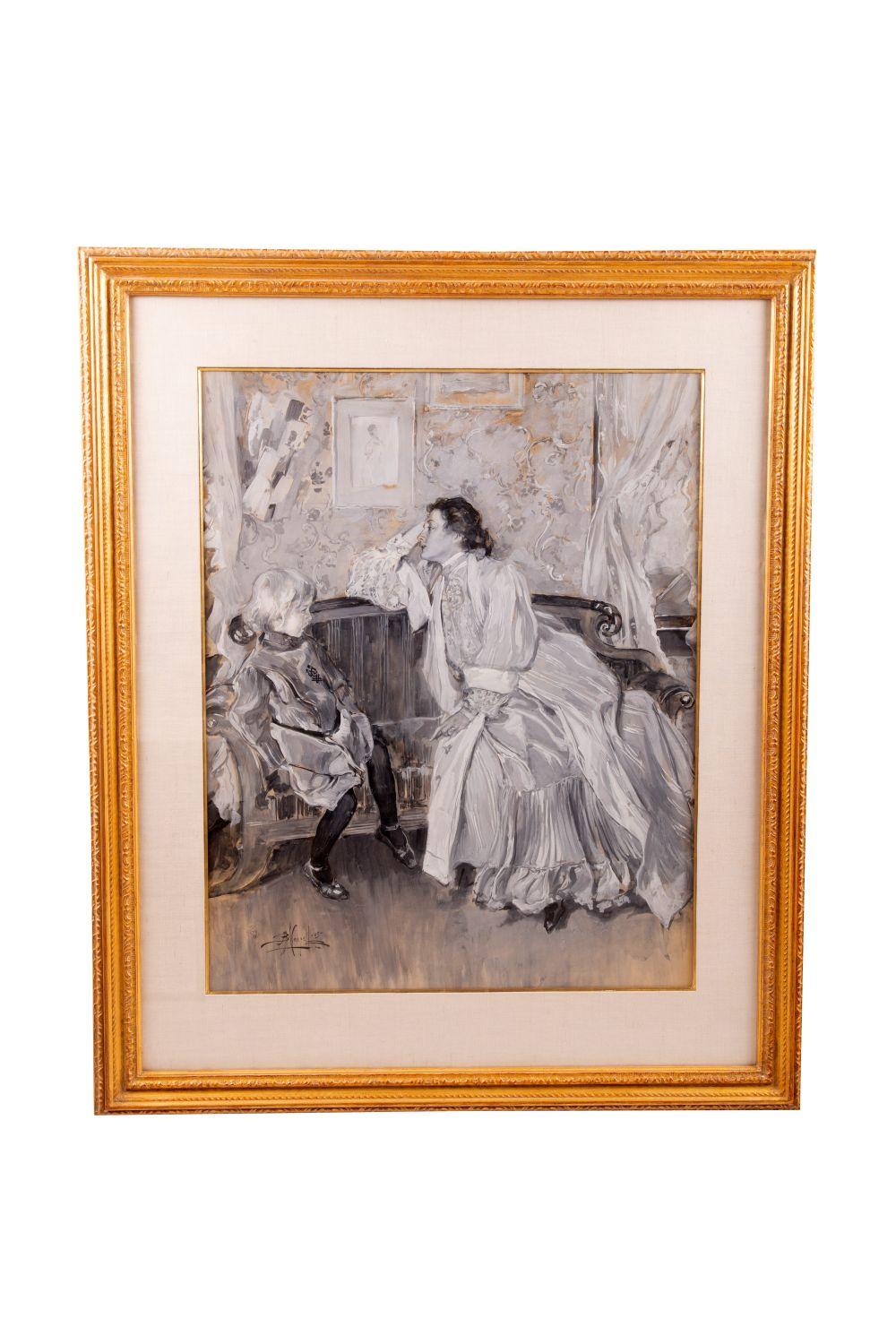ALBERT BECK WENZELL: "SEATED
