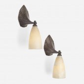 Albert Cheuret. Sconces, pair.