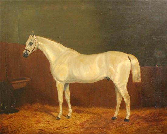 Albert Clark (19th C.) oil on