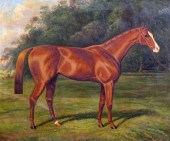 Albert Clark (19th C.) oil on
