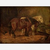 ALBERT CLARK TWO STABLED WORKH