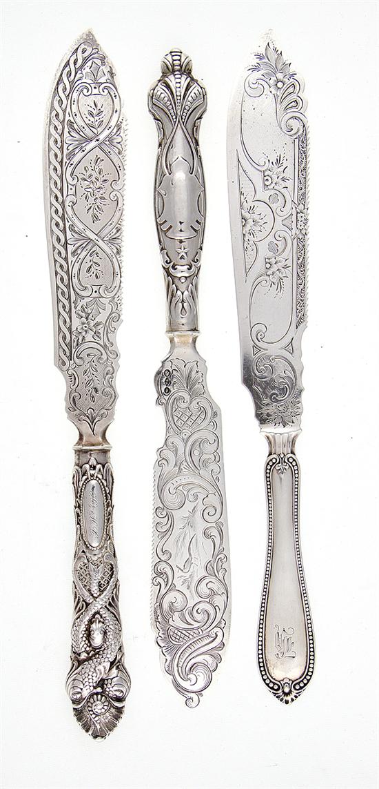 Albert Coles coin silver cake