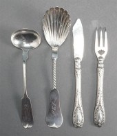ALBERT COLES COIN SILVER CUTLE