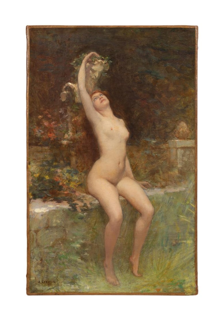 ALBERT CRESSWELL, O/C NUDE BEAUTY
