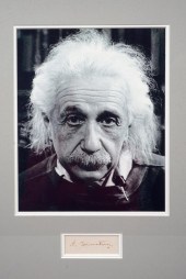 ALBERT EINSTEIN AUTOGRAPHED SL