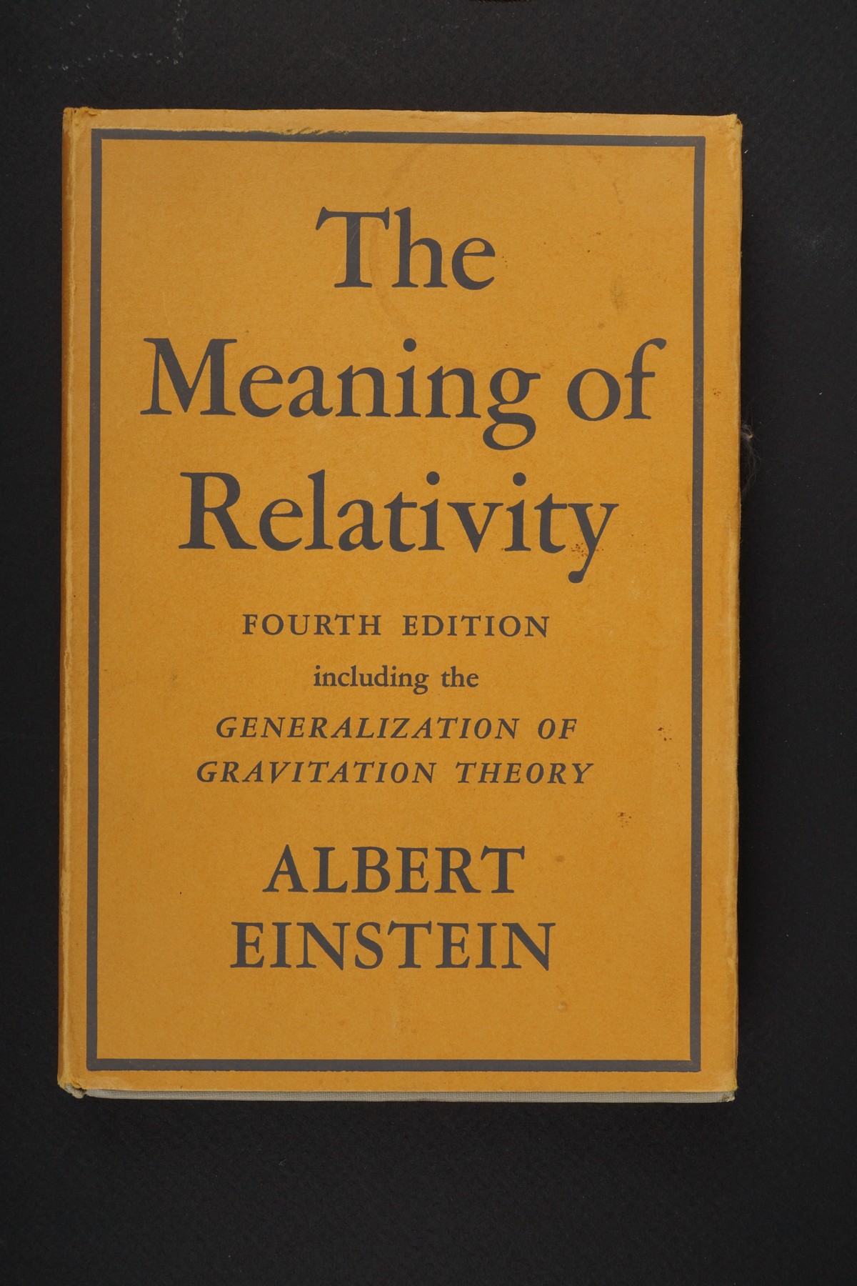 Albert Einstein, signed book The