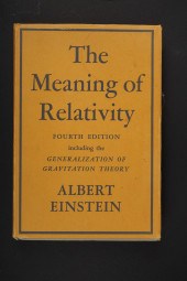 Albert Einstein, signed book T