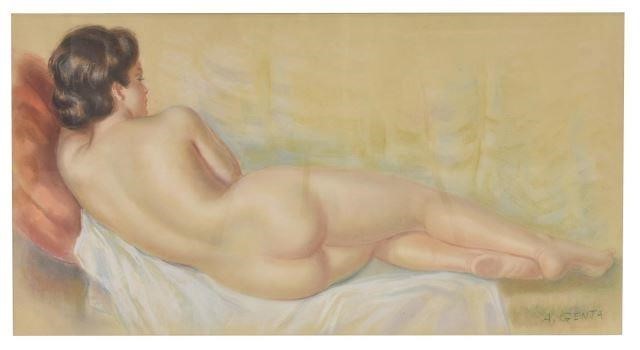ALBERT GENTA (D.1989) FEMALE NUDE