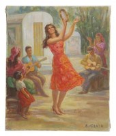 ALBERT GENTA (D.1989) PAINTING