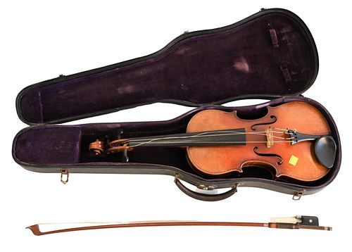 ALBERT GOTZ VIOLIN, DATED 1915,