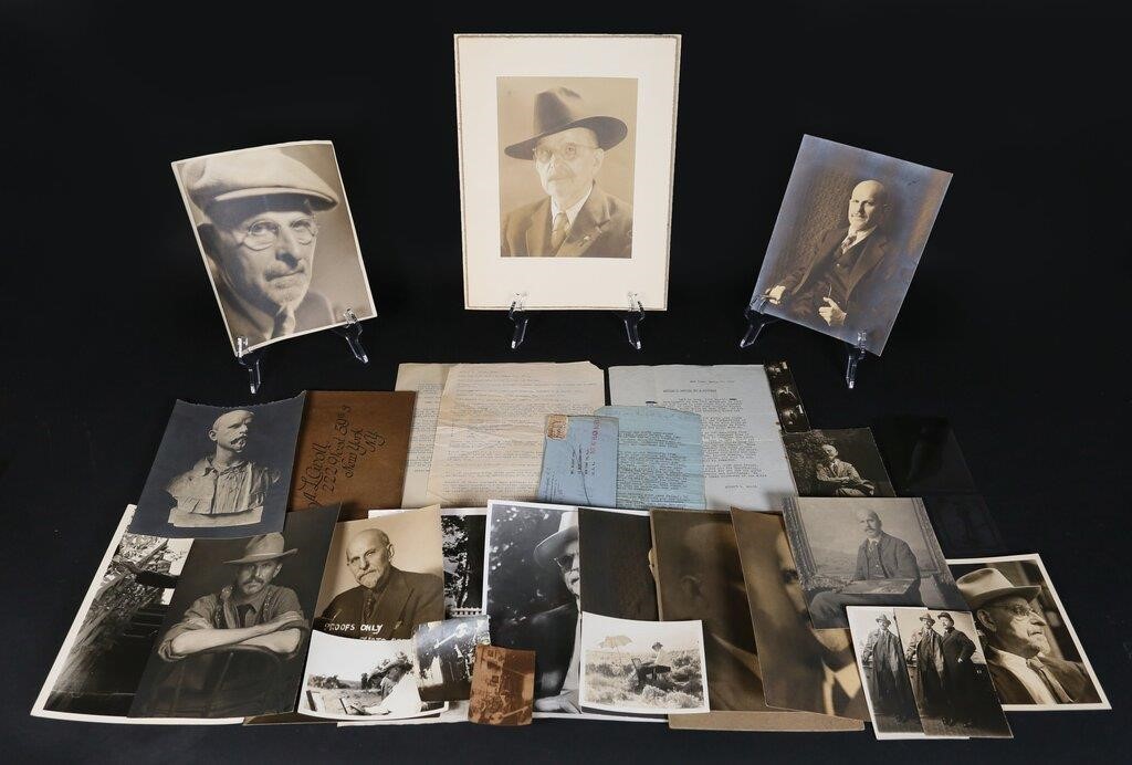 ALBERT GROLL PHOTOGRAPHS, LETTERS