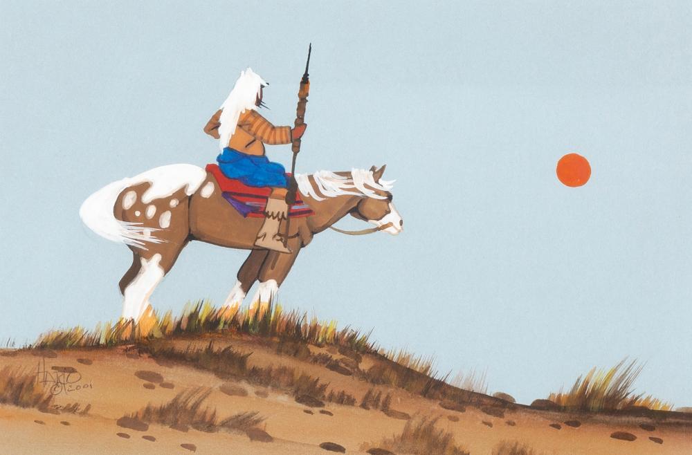ALBERT HARJO, COMANCHE,