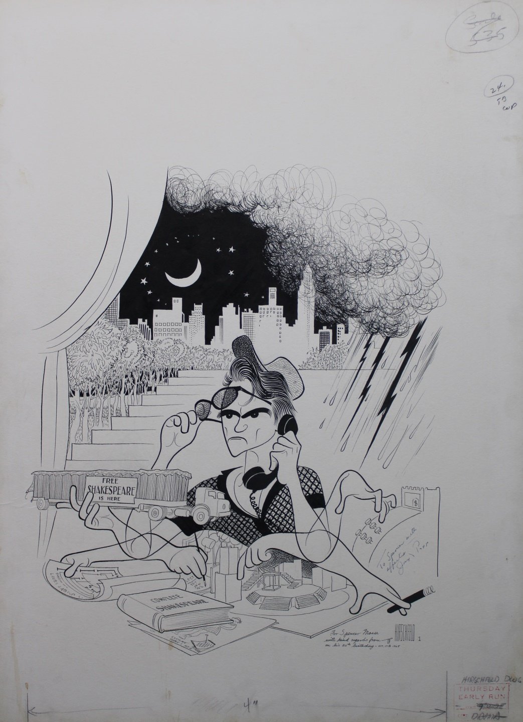 ALBERT HIRSCHFELD (AMERICAN,