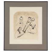 ALBERT HIRSCHFELD. "BIG BANDS,