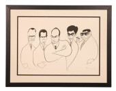 ALBERT HIRSCHFELD SIGNED ENGRA