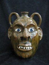 Albert Hodge Pottery Face Jug