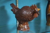 ALBERT HODGE STONEWARE ROOSTER