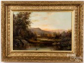 ALBERT INSLEY, OIL ON CANVAS L