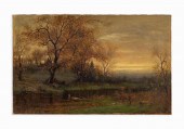 ALBERT INSLEY OIL ON CANVAS LA
