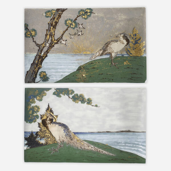 Albert-Louis Dammouse. Tiles with