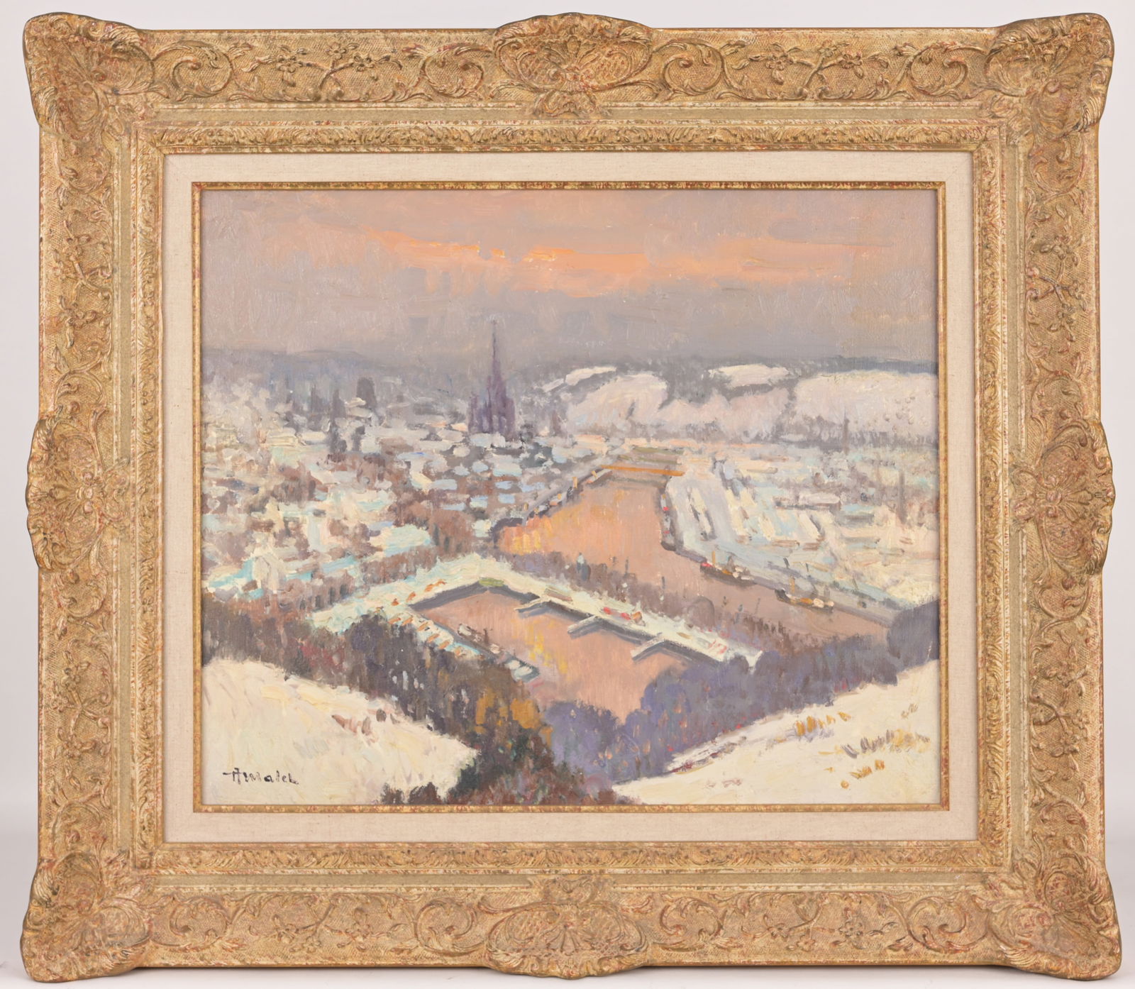 ALBERT MALET (1912 - 1986) SIENE