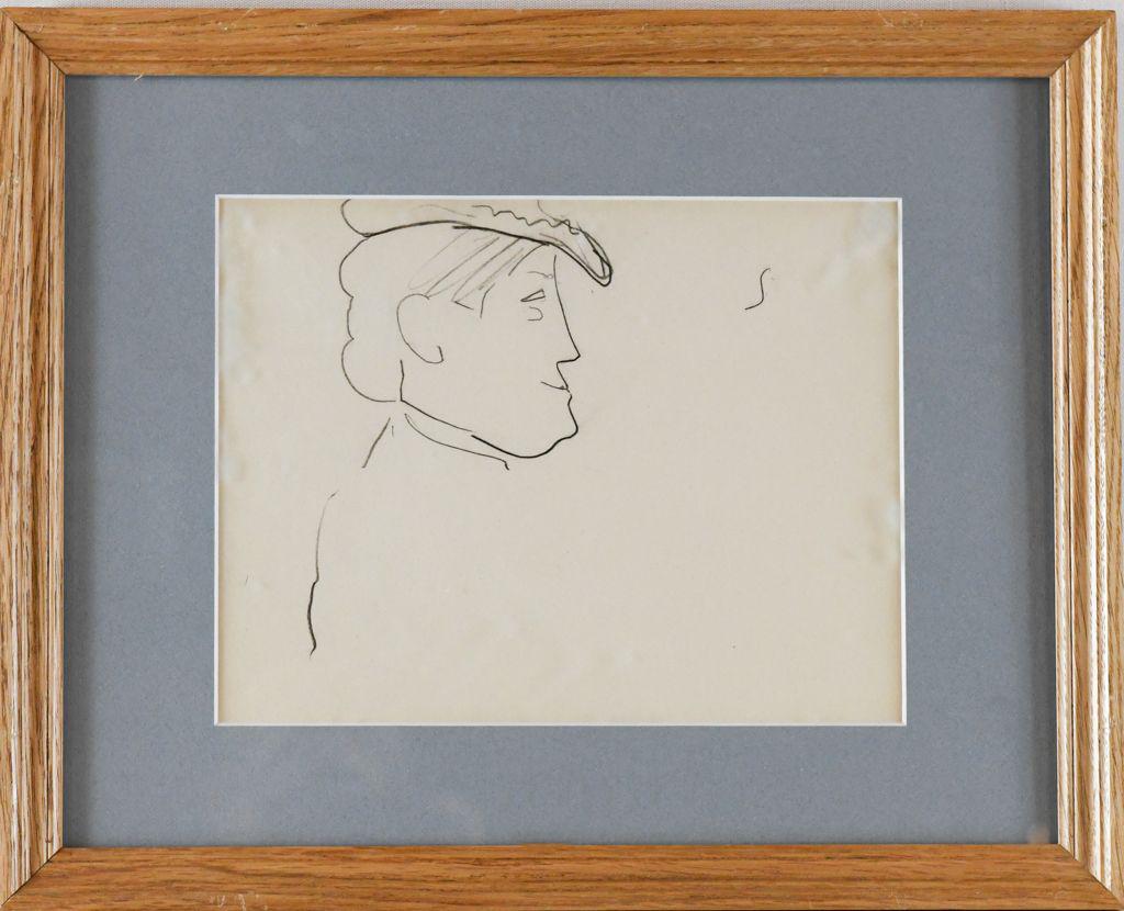 ALBERT MARQUET "PROFILE OF WOMAN IN