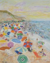 ALBERT MOHR OIL ON CANVAS BEAC
