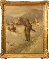 ALBERT MULLER-LINGKE OIL ON BO