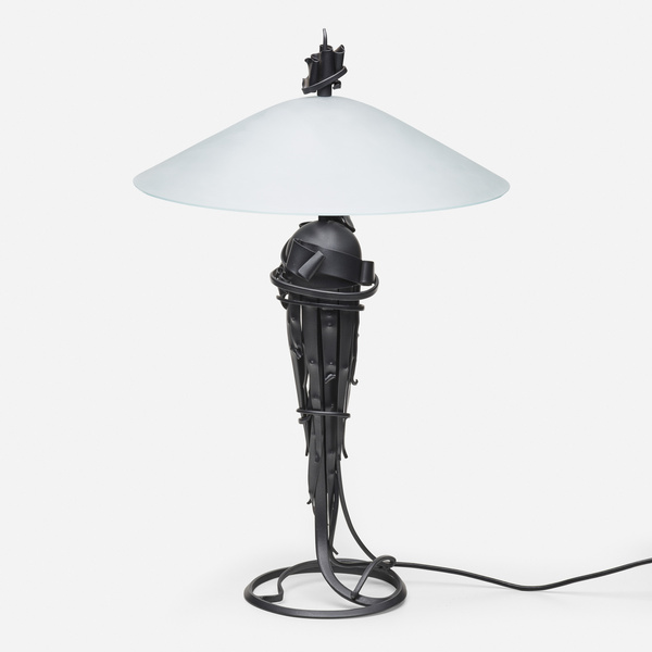 Albert Paley. Comet table lamp.
