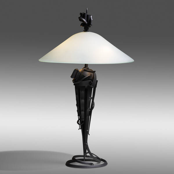 Albert Paley. Comet table lamp.