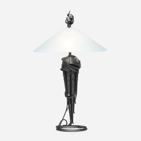 Albert Paley. Comet table lamp.