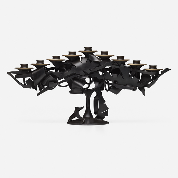 Albert Paley. Menorah. 2013, forged