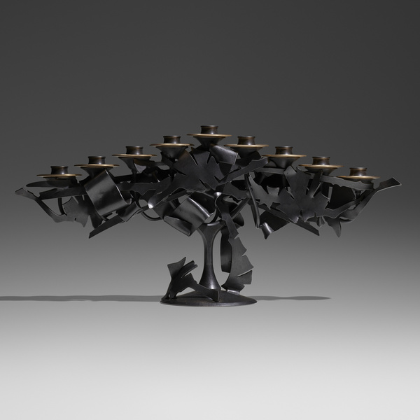 Albert Paley. Menorah. 2013, forged