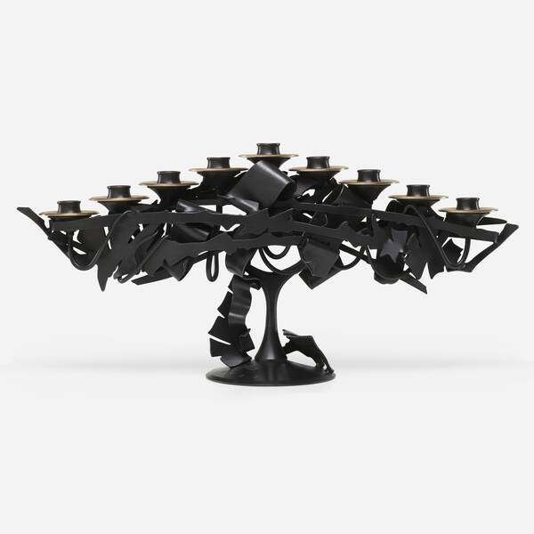 Albert Paley. Menorah. 2013, forged