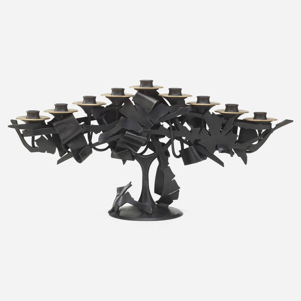 Albert Paley. Menorah. 2013, forged