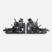 Albert Paley. Ribbon bookends,