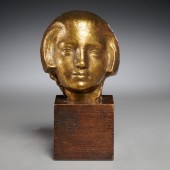 ALBERT PATRISSE, GILT CERAMIC