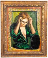 ALBERT PELS "WOMAN AT THE MIRR